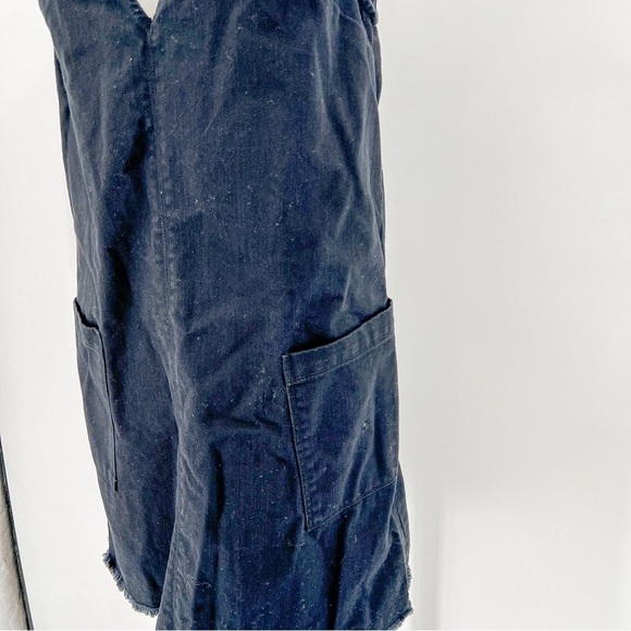 Free People Black V-Neck Jean Dress - Picture 3 of 7